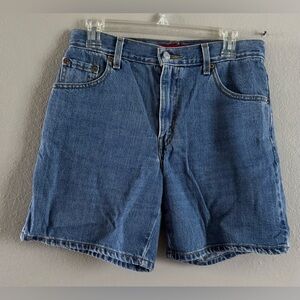 Levis Classic Jeans Women's Denim Blue Jean Shorts Sz 8 Classic Fit Five Pockets